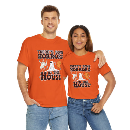 There's Some Horrors In This House Unisex Heavy Cotton Tee