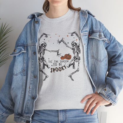 Tis The Season To Be Spooky Unisex Heavy Cotton T-Shirt