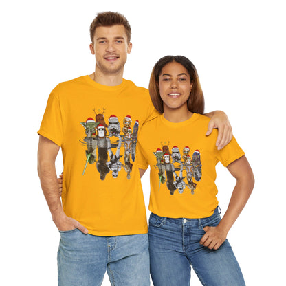 OMNI™ Star Wars Christmas Themed Unisex Heavy Cotton T-Shirts