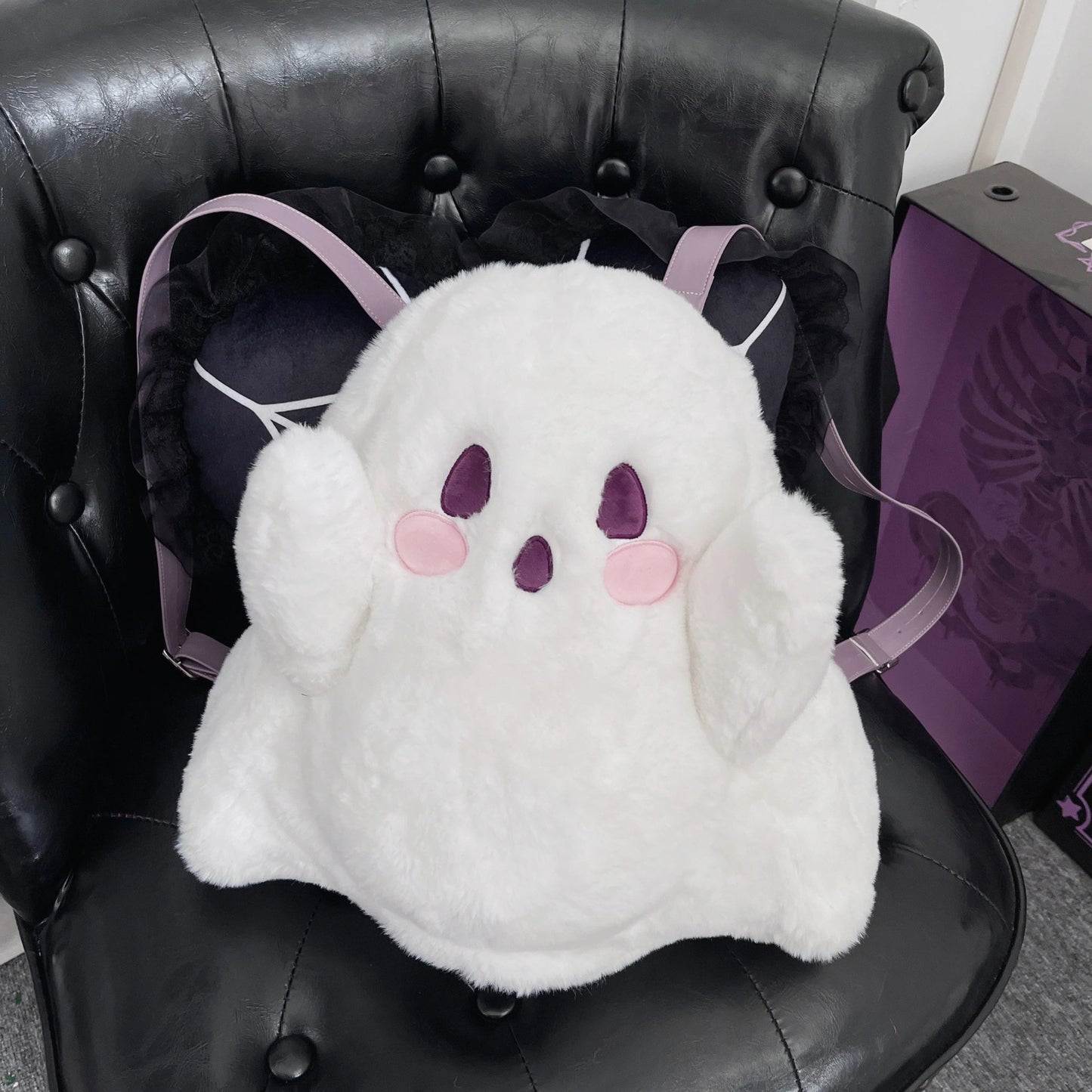 OMNI™ Halloween Cute Ghost Cartoon Plush Backpack