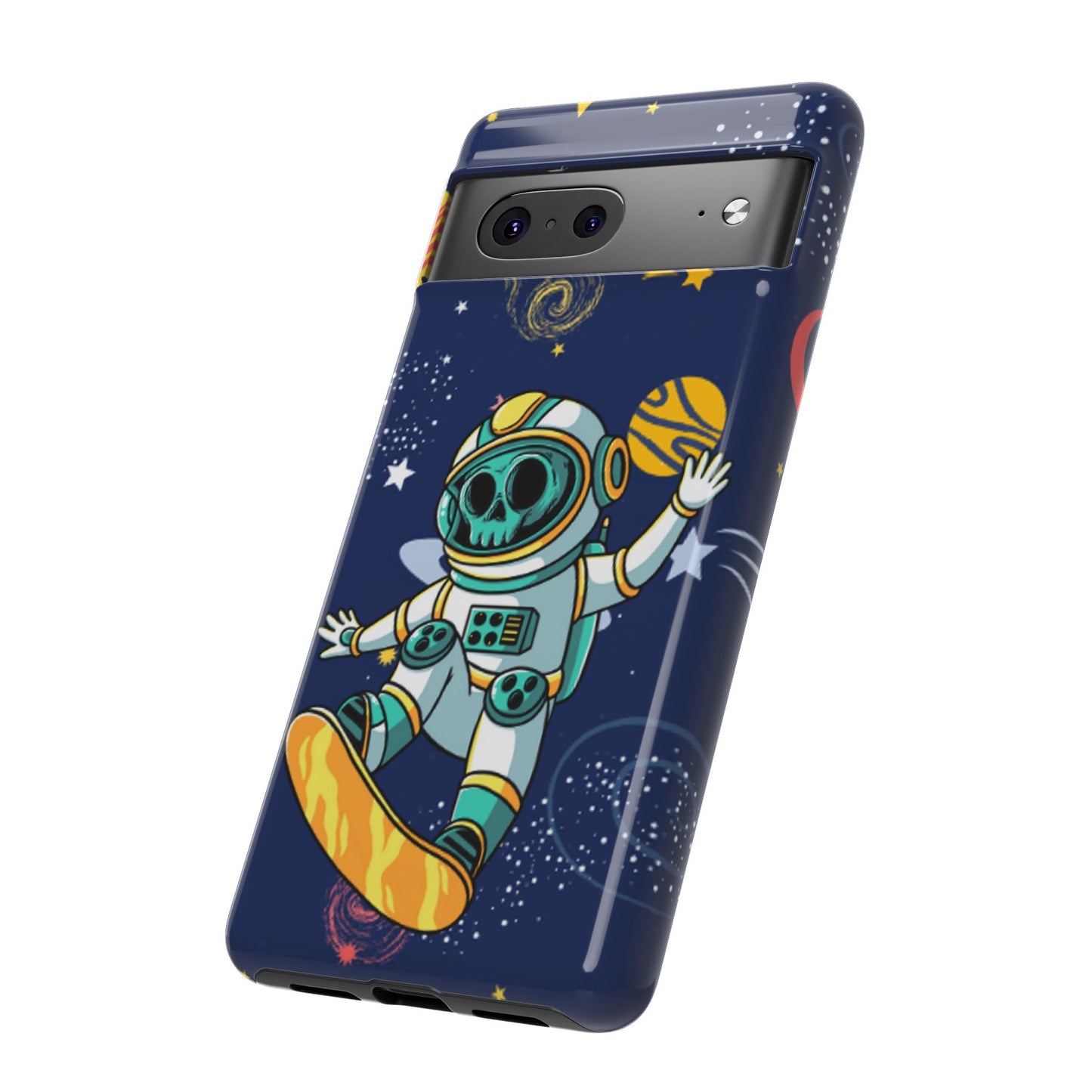 OMNI™ Skeleton Astronaut Space Surfer Double Layered Phone Case