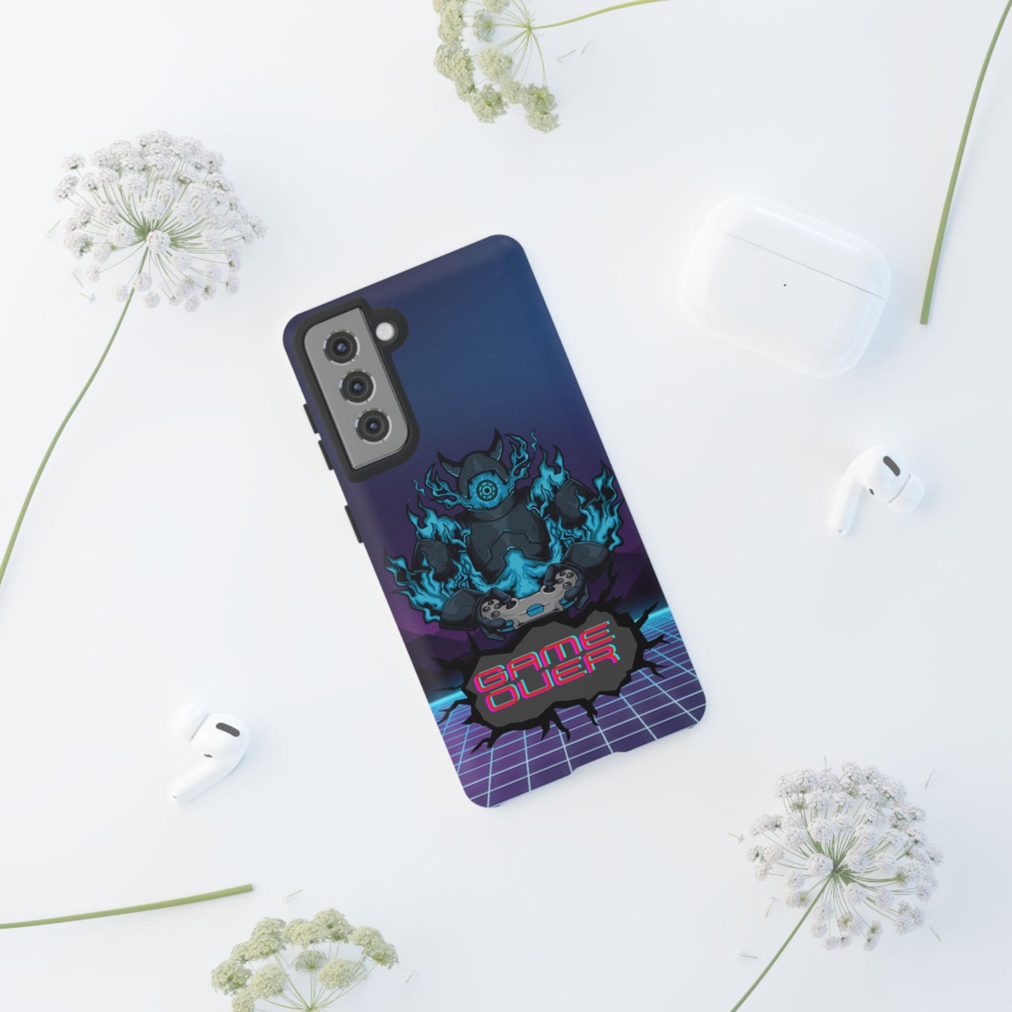 OMNI™ Game Over Gaming Background Double Layered Phone Case