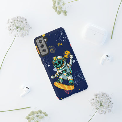 OMNI™ Skeleton Astronaut Space Surfer Double Layered Phone Case