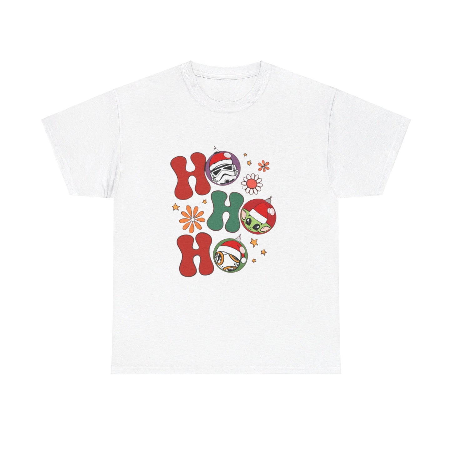 OMNI™ HO! HO! HO! Star Wars Christmas Themed Unisex Heavy Cotton T-Shirt