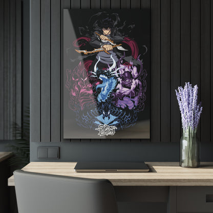 OMNI™ Solo Leveling Sung Jinwoo's Elite Shadows Acrylic Print