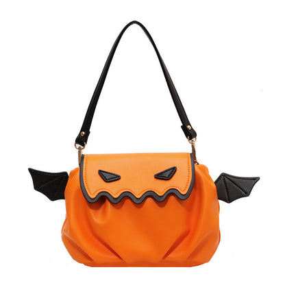 OMNI™ Halloween Pumpkin Bat Handbag