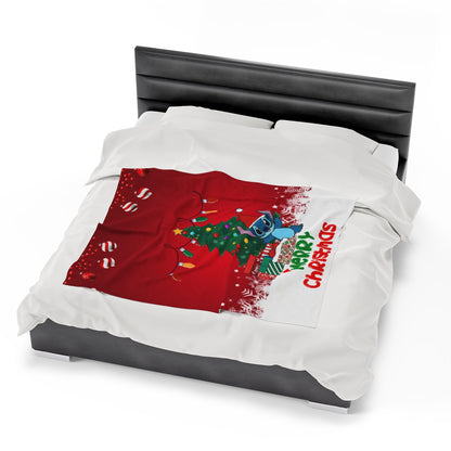 OMNI™ Stitch Christmas Themed Velveteen Plush Blanket