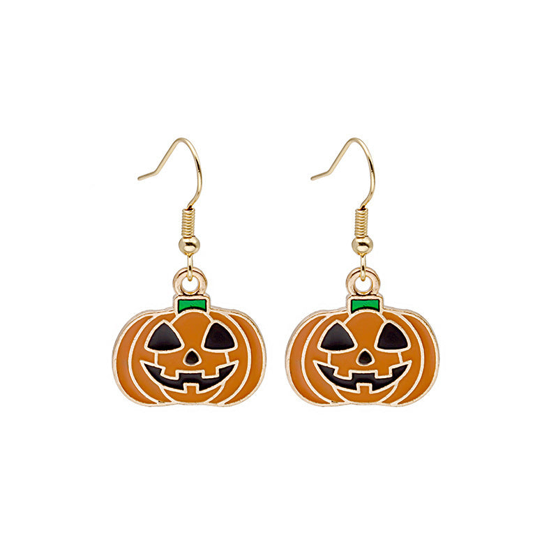 OMNI™ Spooky Pumpkin Halloween Earrings