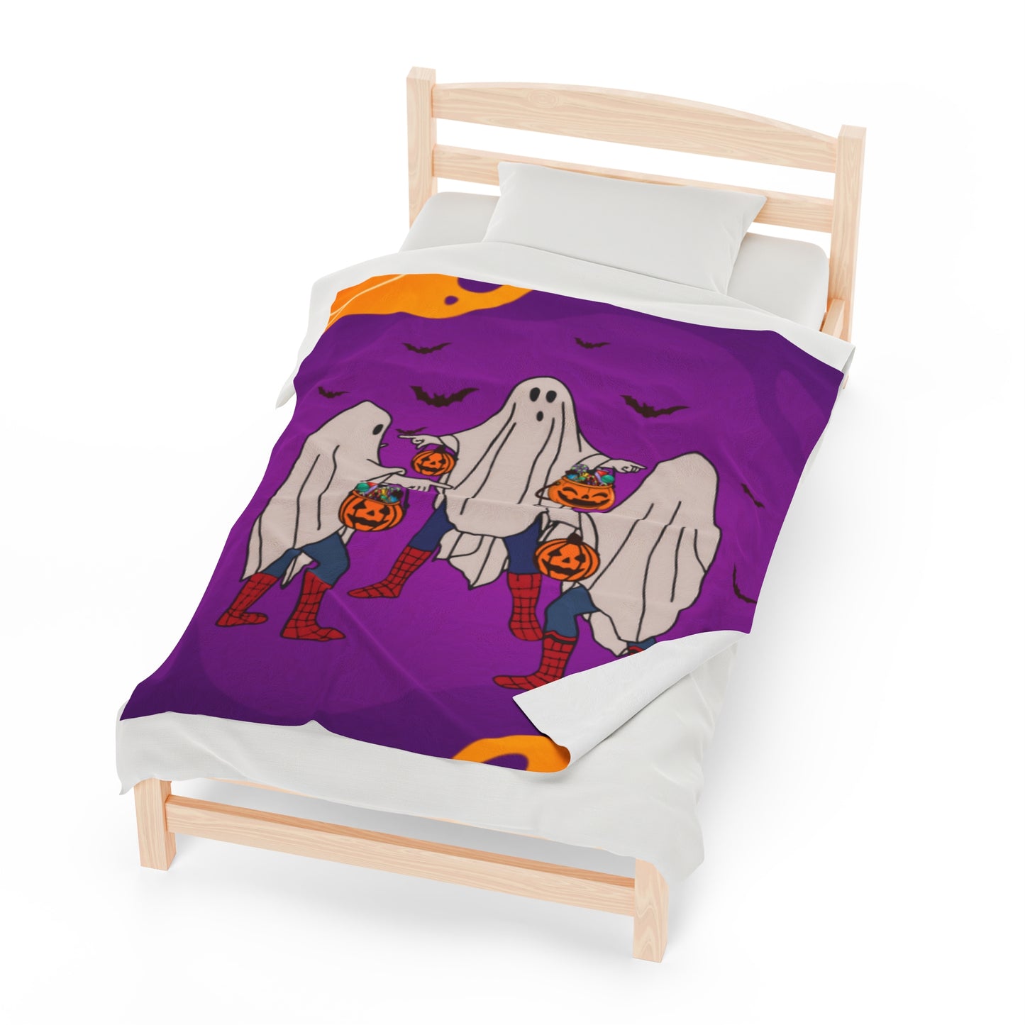 OMNI™ Halloween Themed Spider-Man Meme Velveteen Plush Blanket