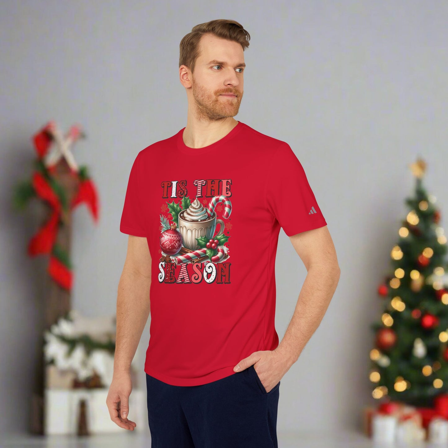 OMNI™ Tis The Season Adidas Unisex Sport T-Shirt