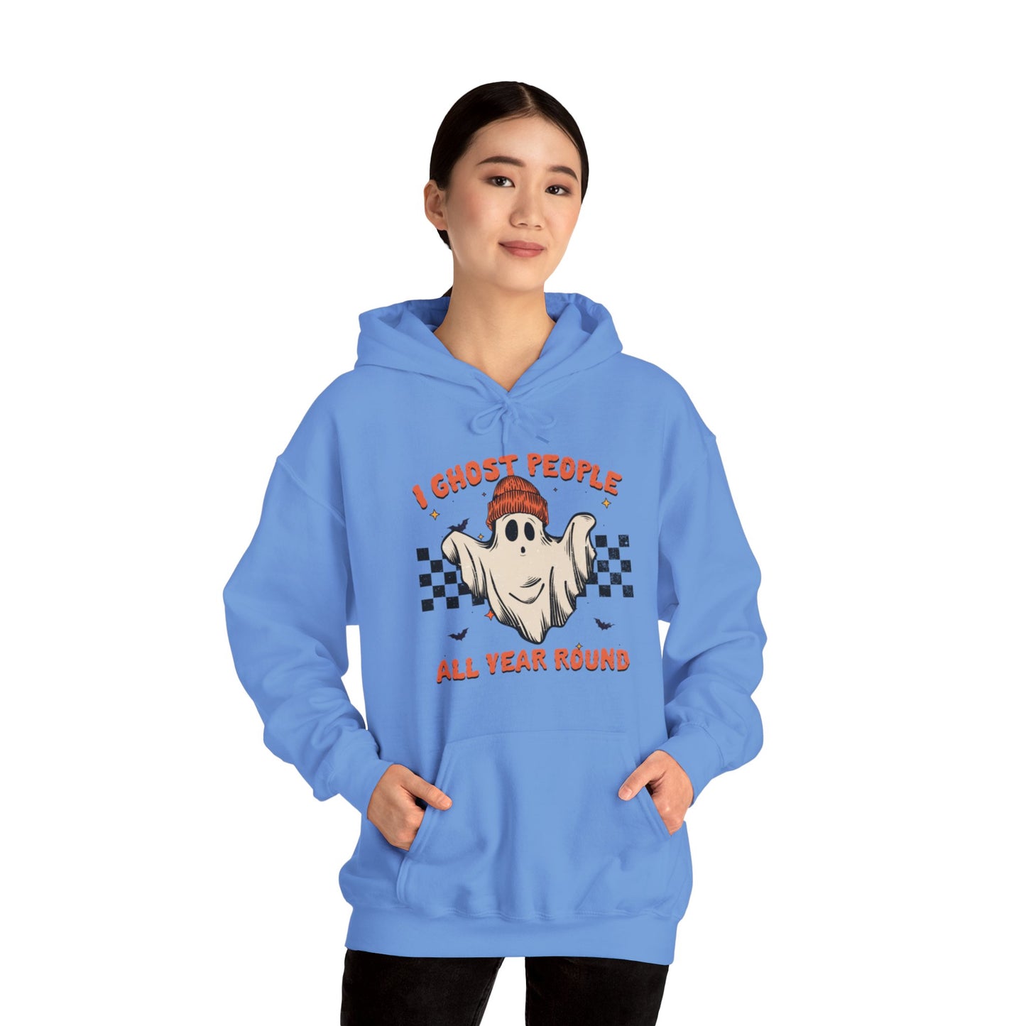 OMNI™ I Ghost People All Year Round Unisex Heavy Blend Hoodie