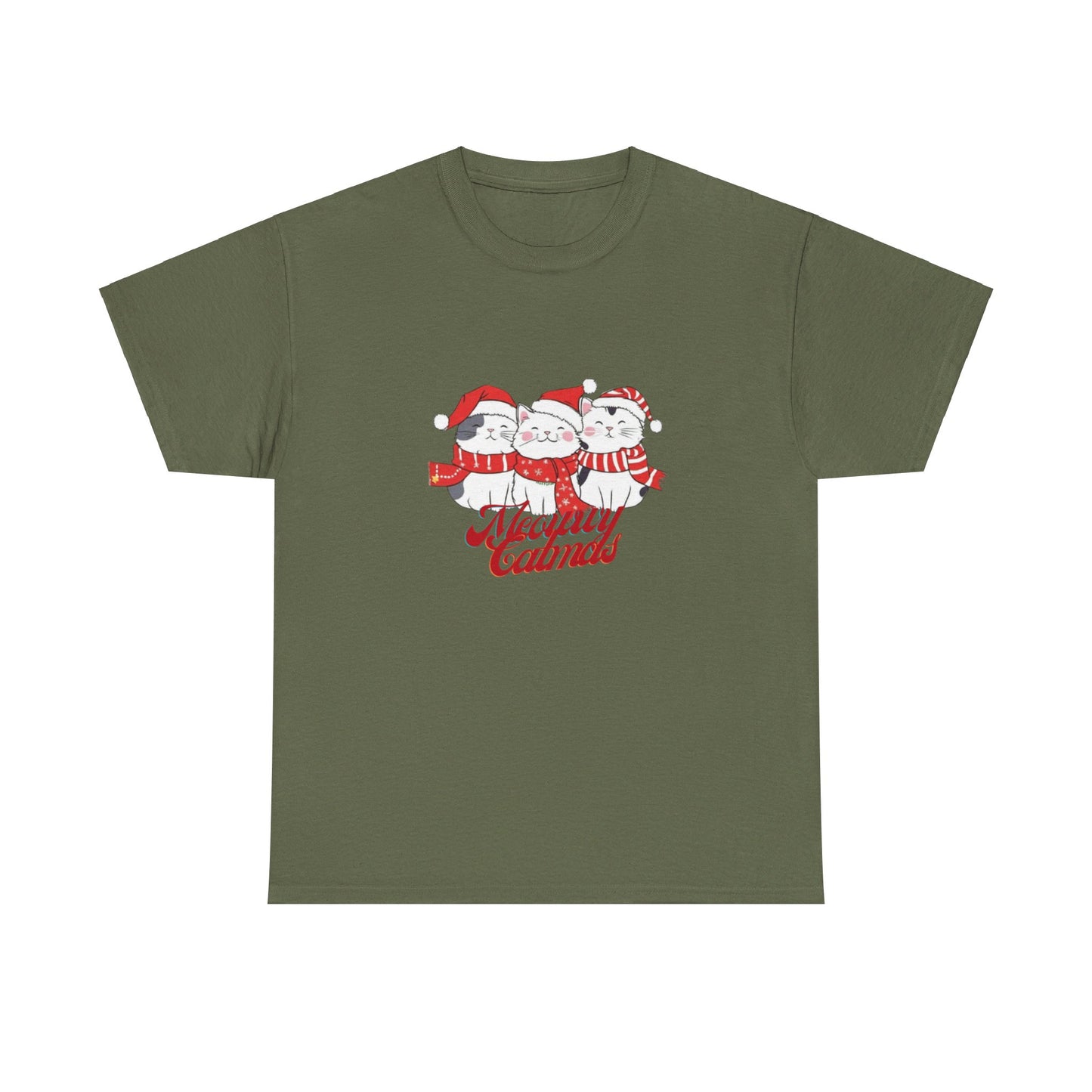 OMNI™ Meowwy Catmas Christmas Heavy Cotton Unisex T-Shirt