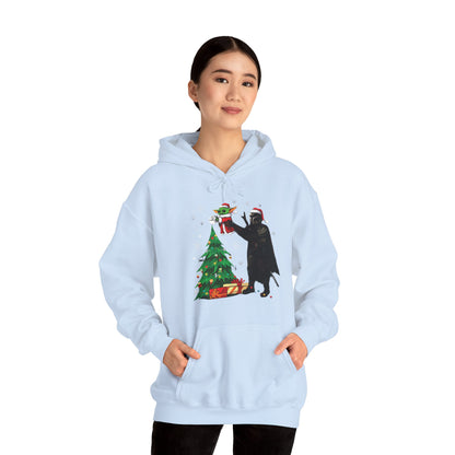 OMNI™ Star Wars Mandalorian and Baby Yoda Christmas Themed Unisex Hoodie