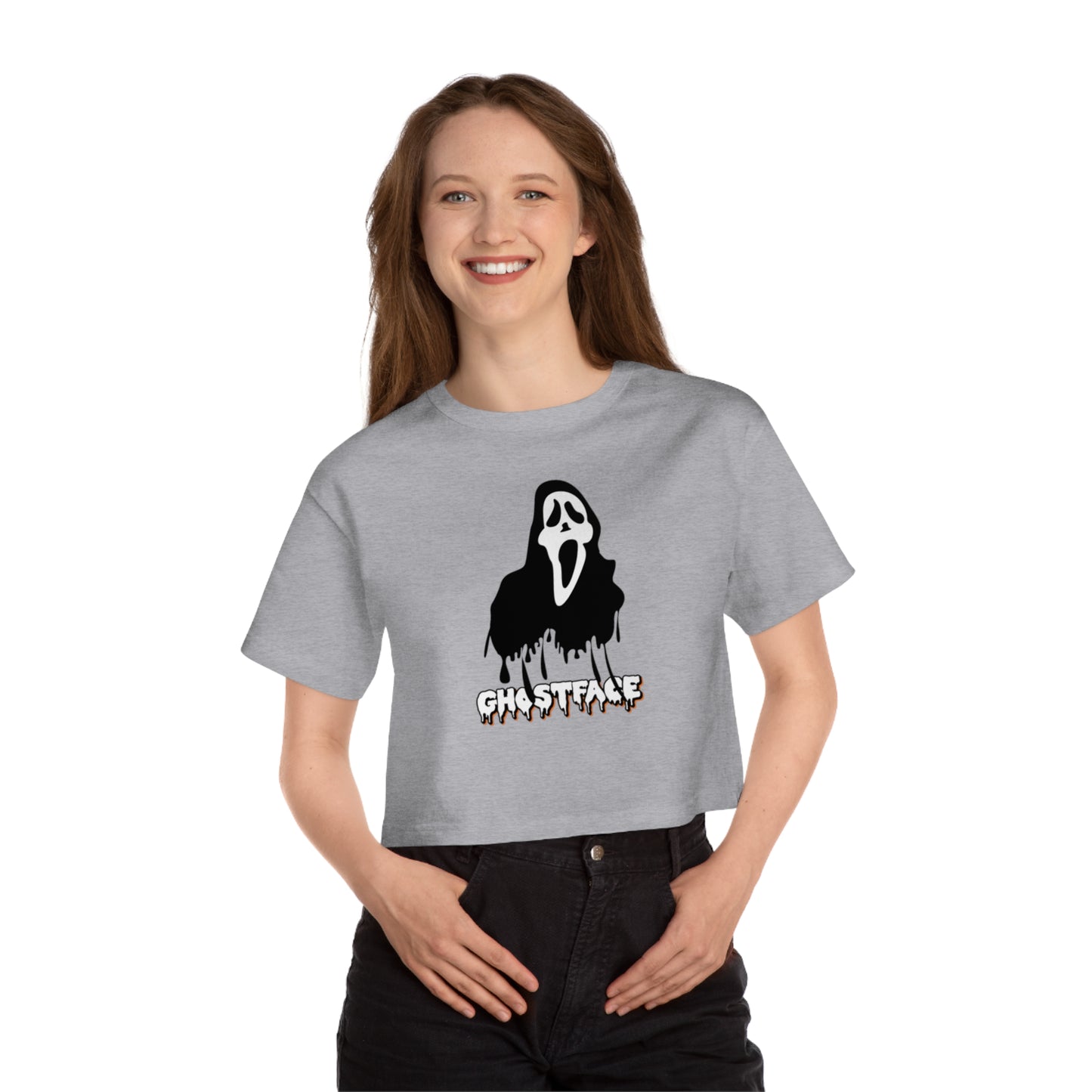 OMNI™ Ghostface Champion Women's Heritage Cropped T-Shirt