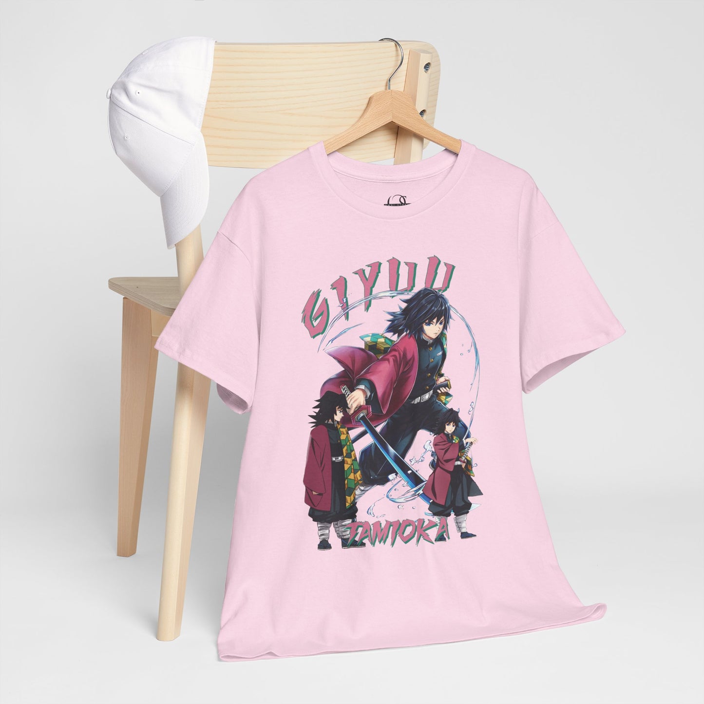 OMNI™ Demon Slayer Water Hashira Giyu Tomioka Unisex Heavy Cotton T-Shirt