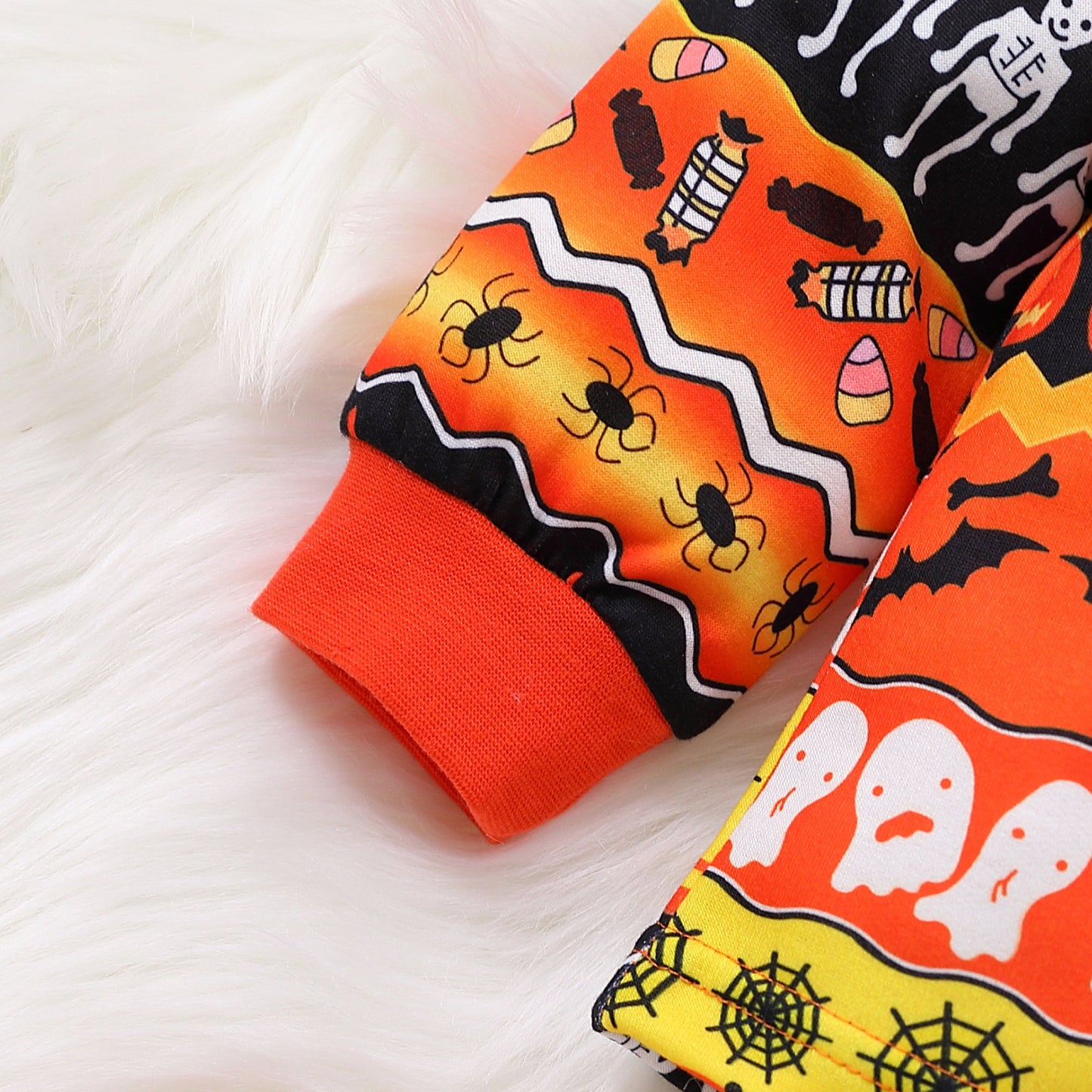 OMNI™ Pumpkin Printed Halloween Kids Pajamas Set