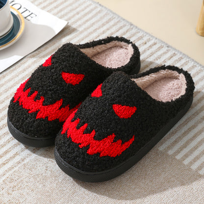 OMNI™ Jack O'Lantern Grin Bed Slippers