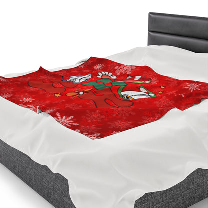 OMNI™ HO! HO! HO! Star Wars Christmas Themed Velveteen Plush Blanket