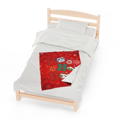 OMNI™ HO! HO! HO! Star Wars Christmas Themed Velveteen Plush Blanket