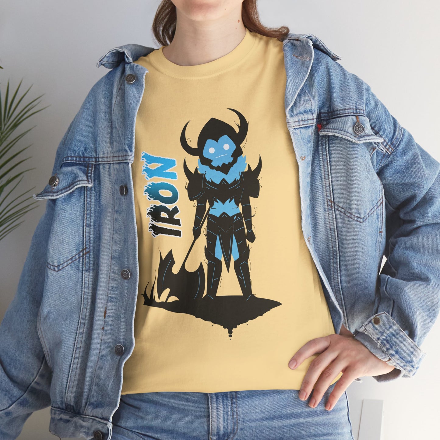 OMNI™ Solo Leveling Chibi Iron Unisex Heavy Cotton T-Shirt