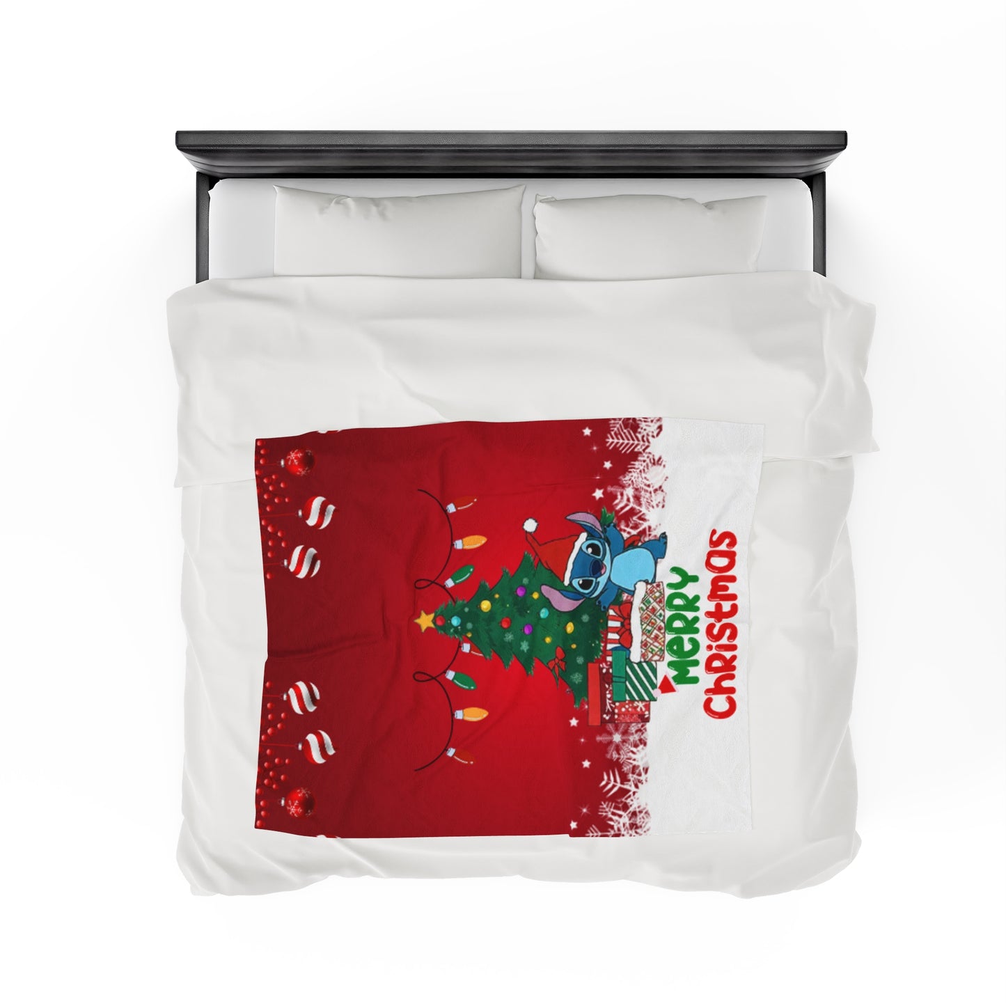 OMNI™ Stitch Christmas Themed Velveteen Plush Blanket