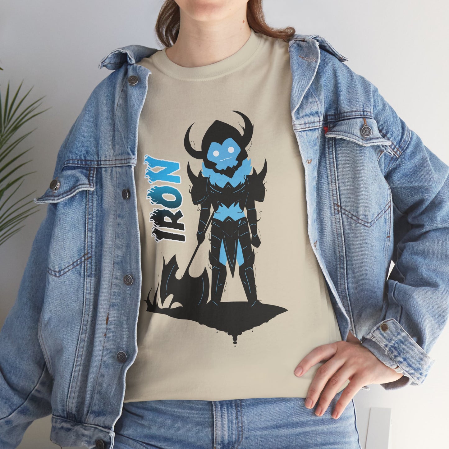 OMNI™ Solo Leveling Chibi Iron Unisex Heavy Cotton T-Shirt