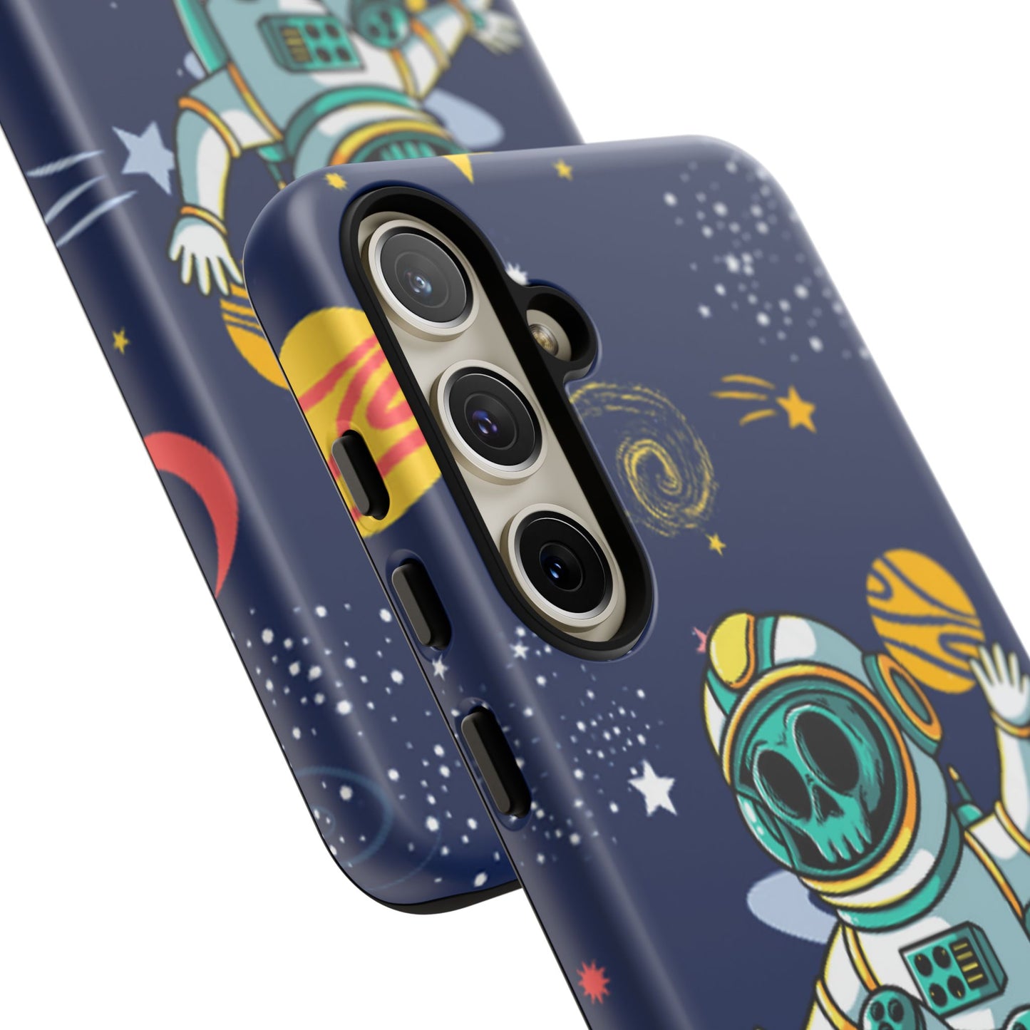 OMNI™ Skeleton Astronaut Space Surfer Double Layered Phone Case