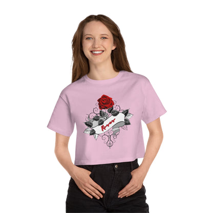 OMNI™ Roses Champion Women's Heritage Cropped T-Shirt