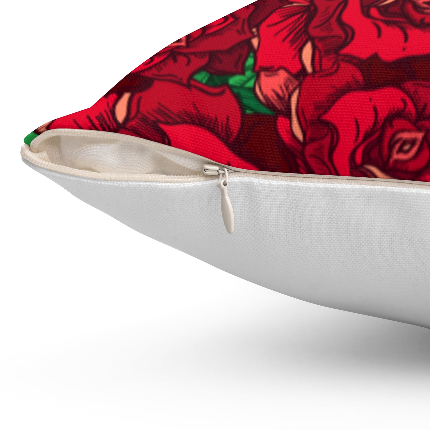 OMNI™ Roses Spun Polyester Square Pillow