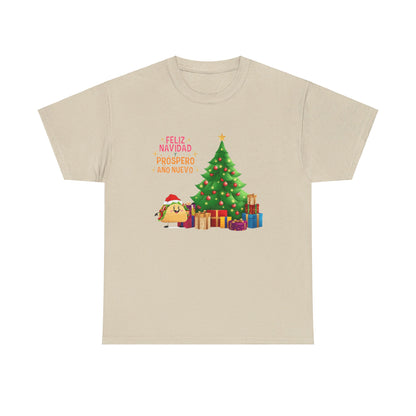 OMNI™ Taco Santa Christmas Holiday Themed Unisex Heavy Cotton T-Shirt