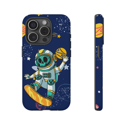 OMNI™ Skeleton Astronaut Space Surfer Double Layered Phone Case