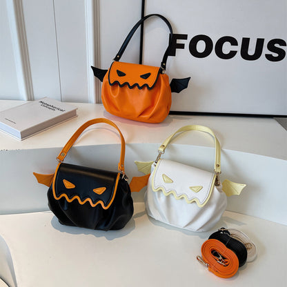 OMNI™ Halloween Pumpkin Bat Handbag