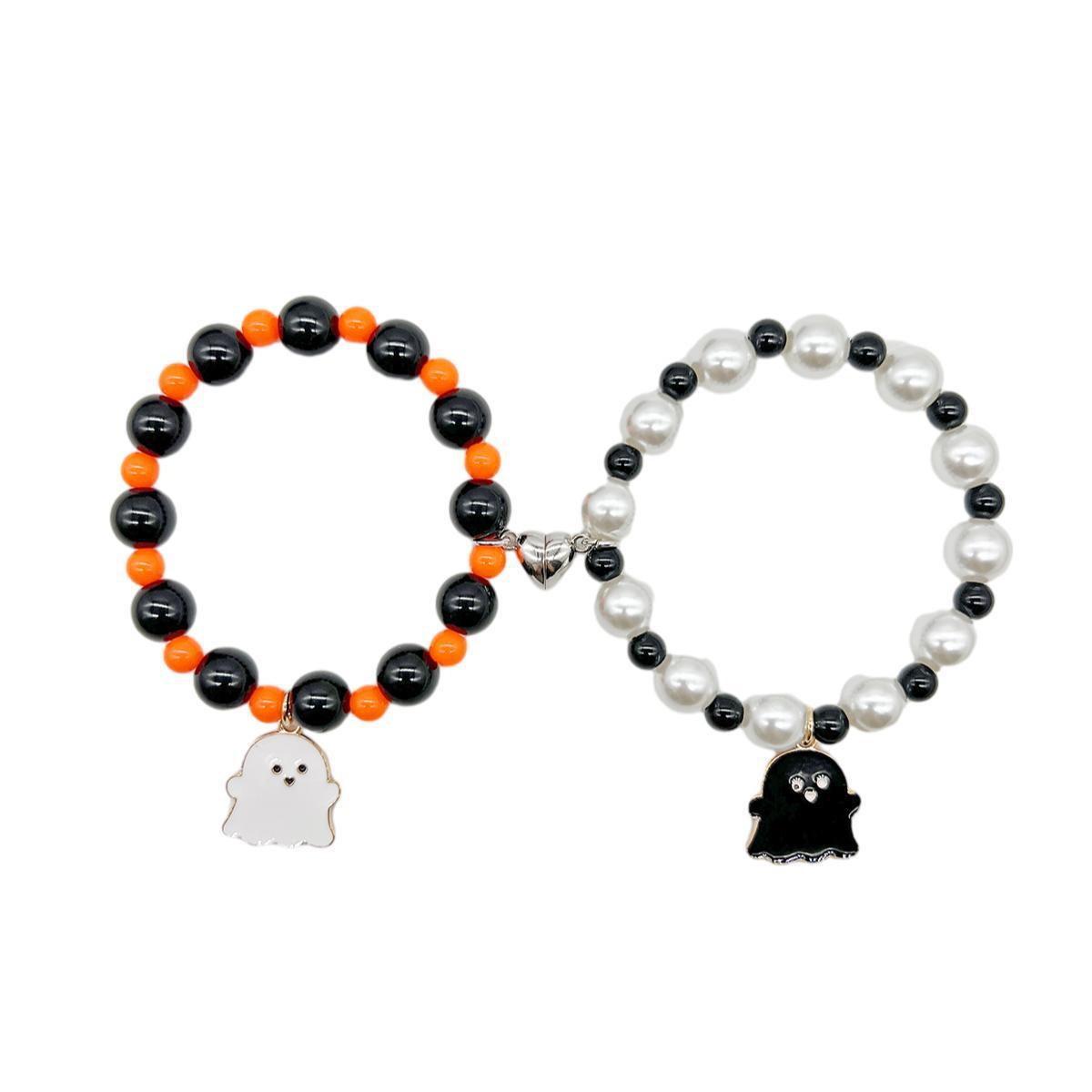 OMNI™ Halloween Themed Beaded Couple Bracelet