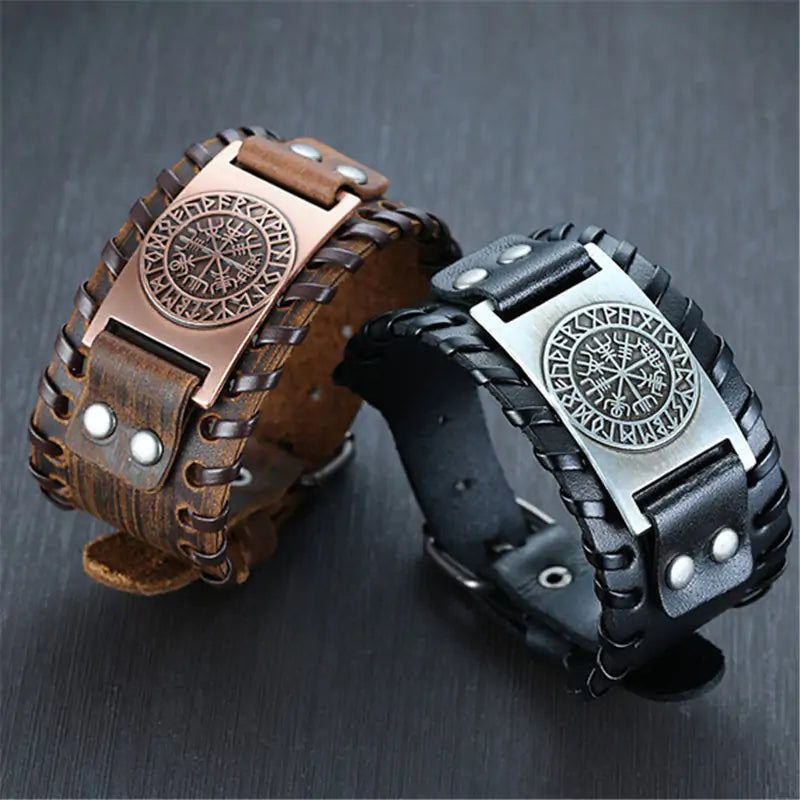 OMNI™ Nordic Style Leather Bracelet