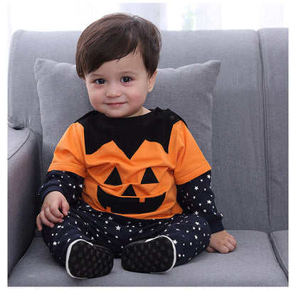 OMNI™ Four-piece Kids Halloween Bat Pumpkin Suit