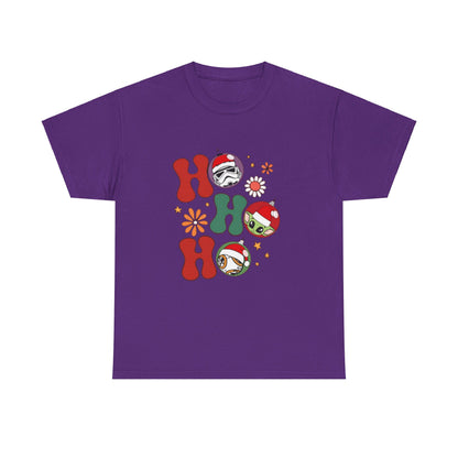 OMNI™ HO! HO! HO! Star Wars Christmas Themed Unisex Heavy Cotton T-Shirt