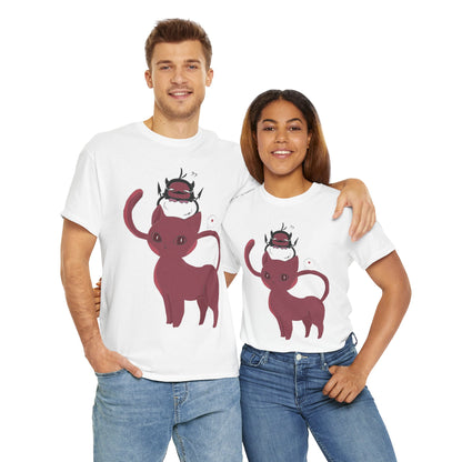 OMNI™ Nero and Rouge Duo Unisex Heavy Cotton T-Shirt