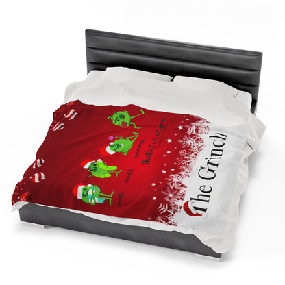 OMNI™ The Grinch "That's It I'm Not Going" Velveteen Plush Blanket