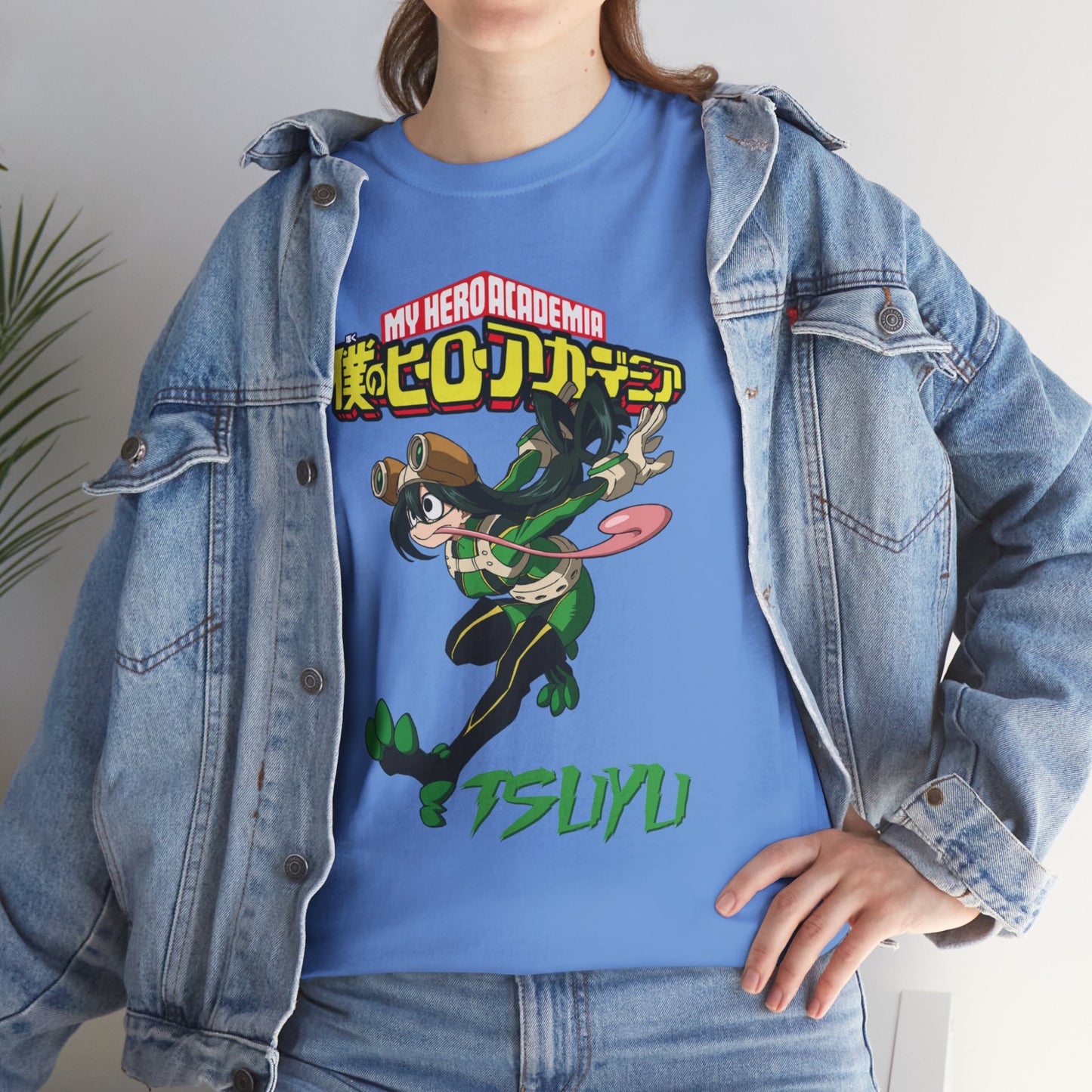 OMNI™ My Hero Academia Tsuyu Asui Unisex Heavy Cotton T-Shirt
