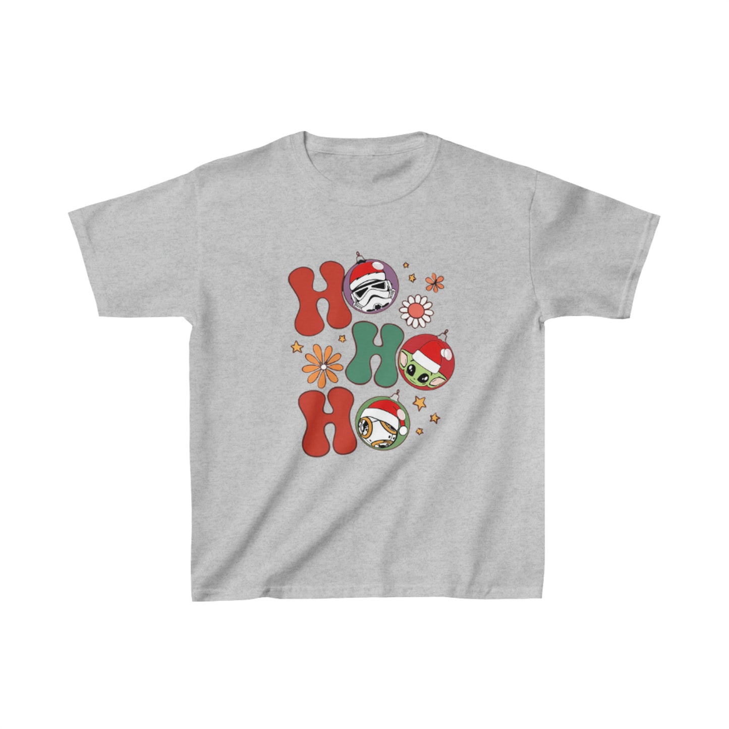 OMNI™ HO! HO! HO! Star Wars Christmas Themed Kids Heavy Cotton T-Shirt