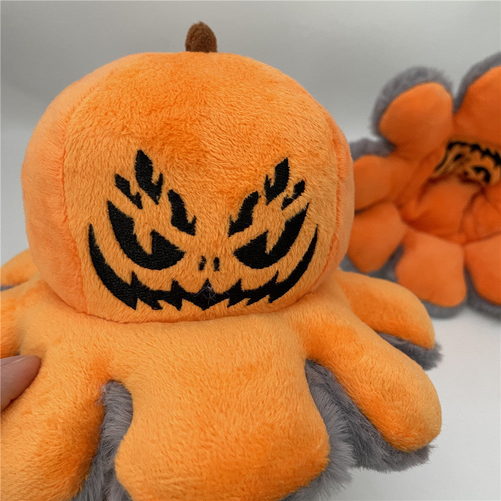 OMNI™ Reversible Halloween Pumpkin Spider Plush Toy