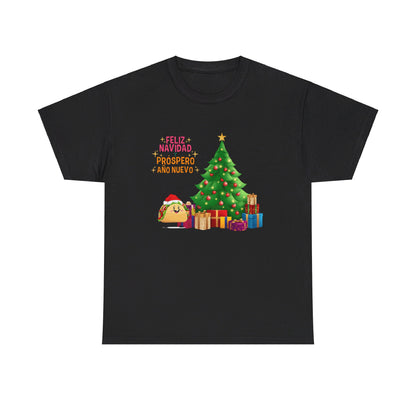 OMNI™ Taco Santa Christmas Holiday Themed Unisex Heavy Cotton T-Shirt