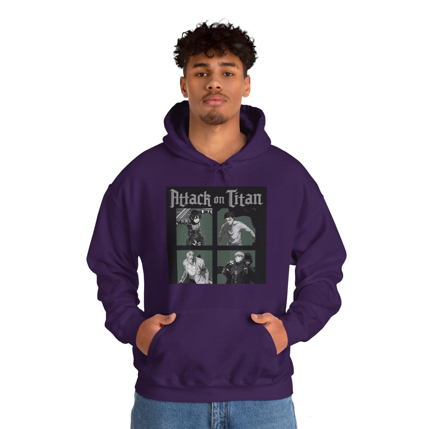 OMNI™ Attack On Titan Unisex Heavy Blend Hoodie