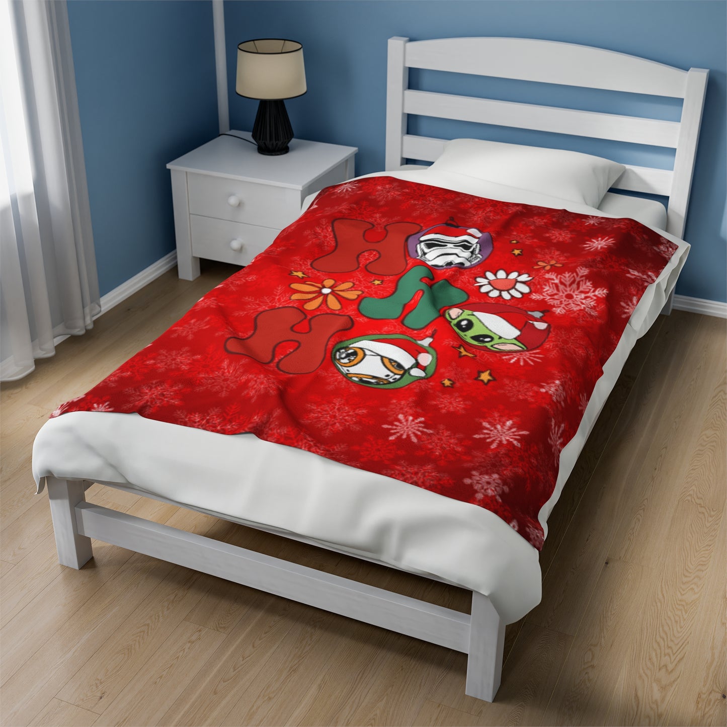 OMNI™ HO! HO! HO! Star Wars Christmas Themed Velveteen Plush Blanket