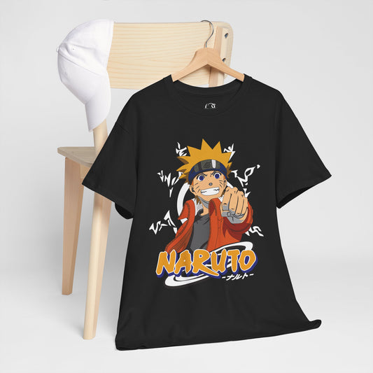 OMNI™ Naruto Uzumaki Believe It! Unisex Heavy Cotton T-Shirt
