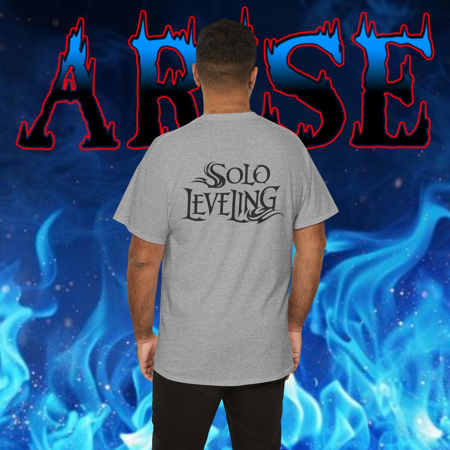 OMNI™ Solo Leveling Chibi Iron Unisex Heavy Cotton T-Shirt