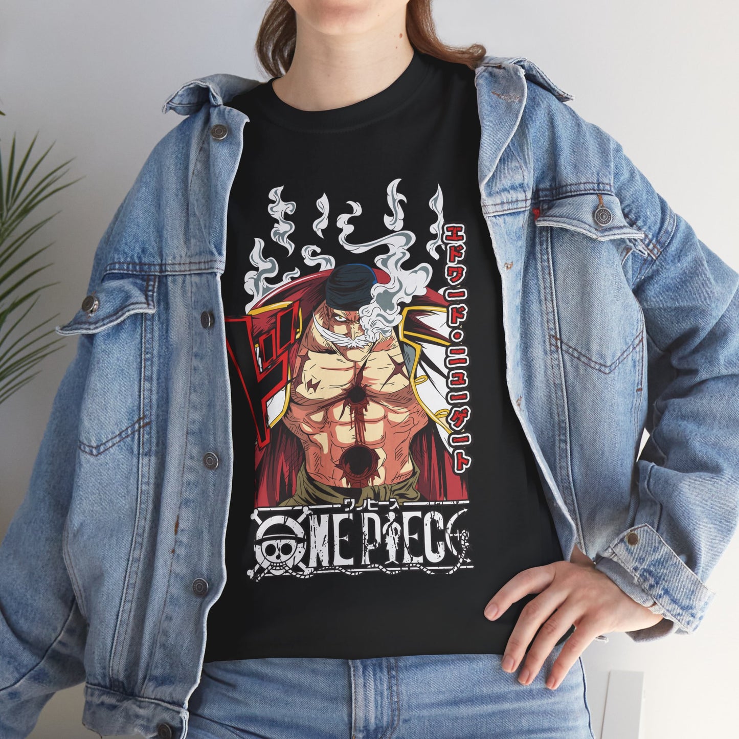 OMNI™ One Piece Edward "Whitebeard" Newgate Unisex Heavy Cotton T-Shirt