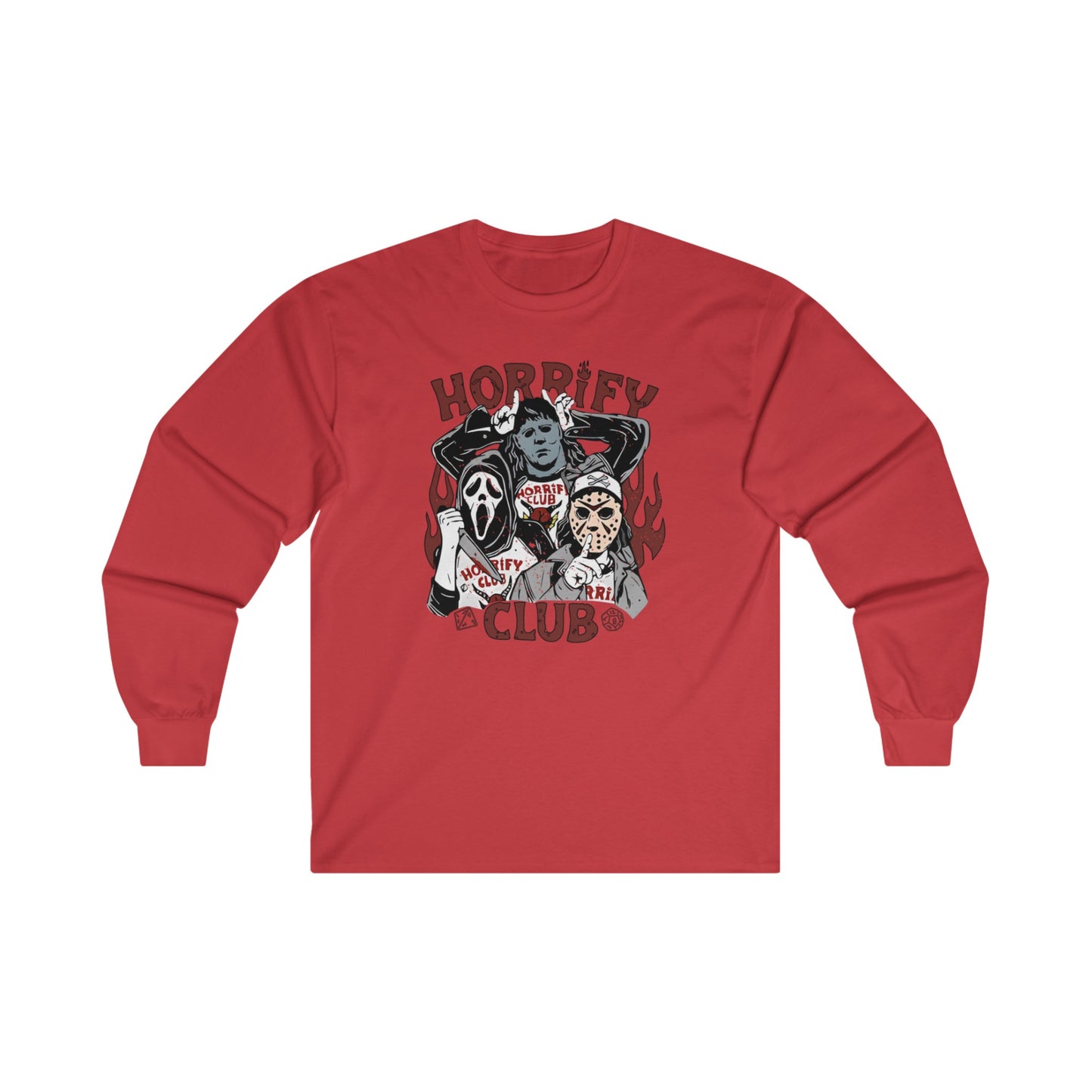 OMNI™ Horrify Club Unisex Ultra Cotton Unisex Long Sleeve T-Shirt