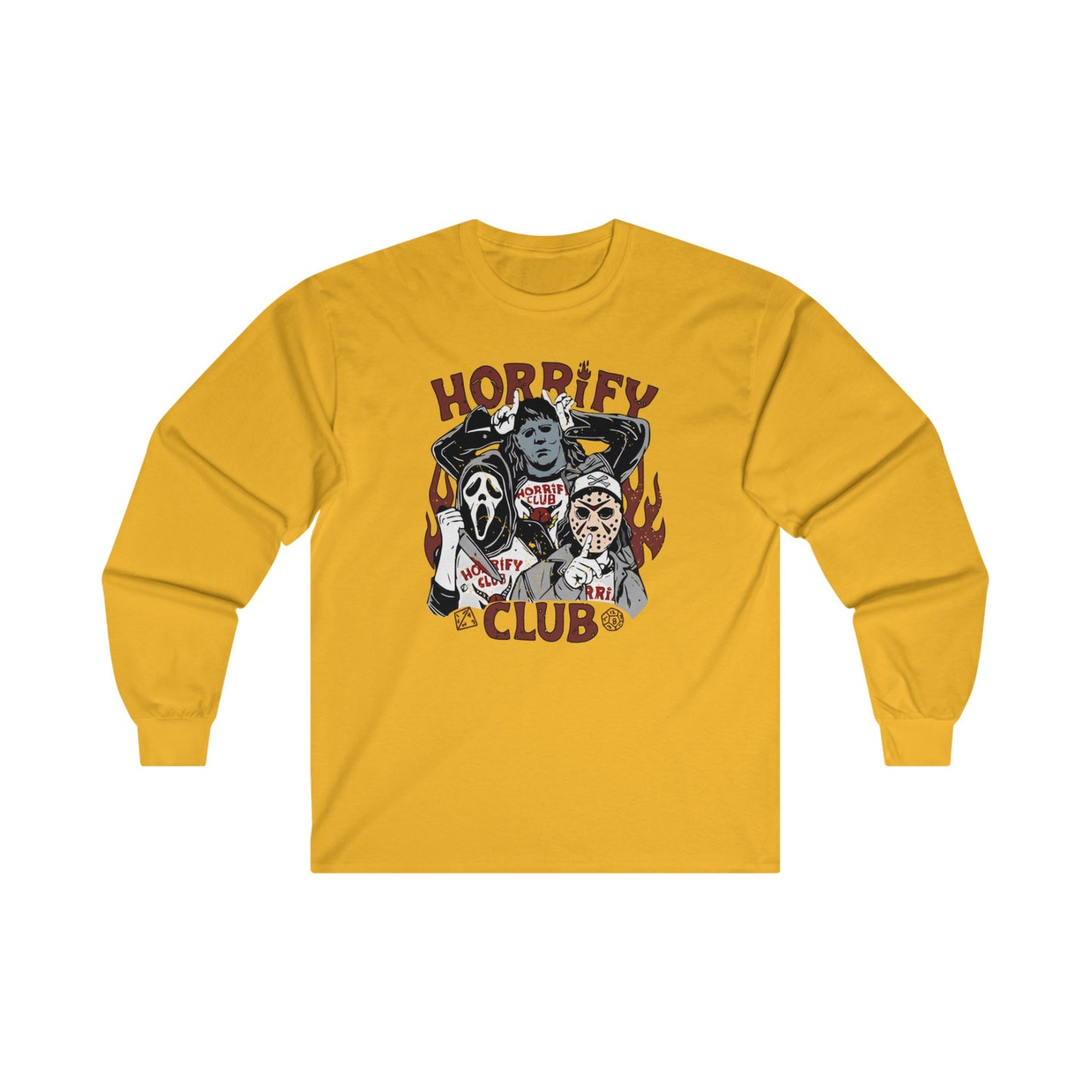 OMNI™ Horrify Club Unisex Ultra Cotton Unisex Long Sleeve T-Shirt