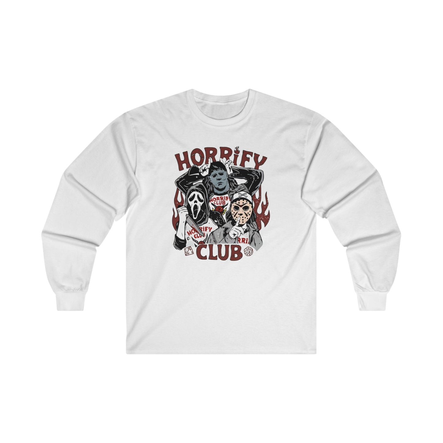 OMNI™ Horrify Club Unisex Ultra Cotton Unisex Long Sleeve T-Shirt